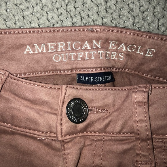 *NWOT* American Eagle Dusty Rose Jeggings - Picture 4 of 5